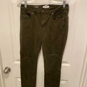 Sonoma Women's Green Skinny Pants Size 8